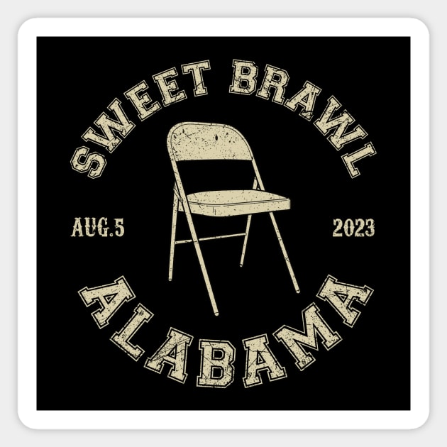 Sweet Brawl Alabama Sticker by All-About-Words